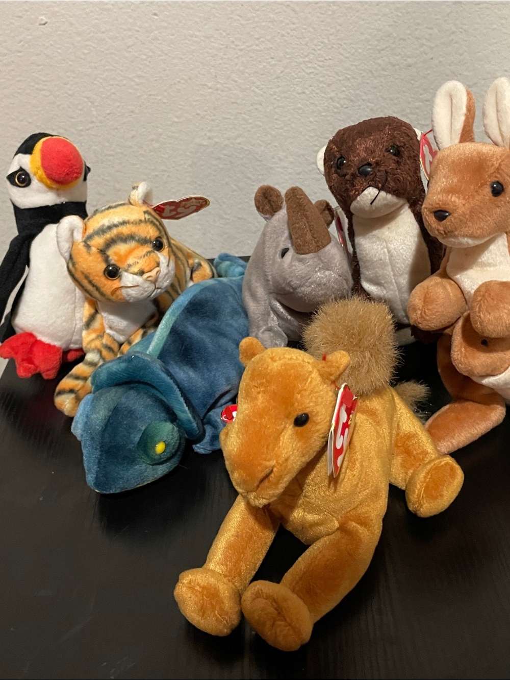 Ty Plush zoo animalsAssorted Beanie Buddies Collection - Gold, Brown, Blue, Gray